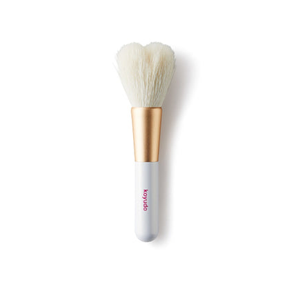 KOYUDO Kumano Heart-shaped Cheek Brush (Gold/Pink/Blue)