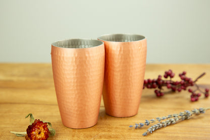 SHINKODO 新光堂 Pure Copper S-Type Tumbler 2pcs Set