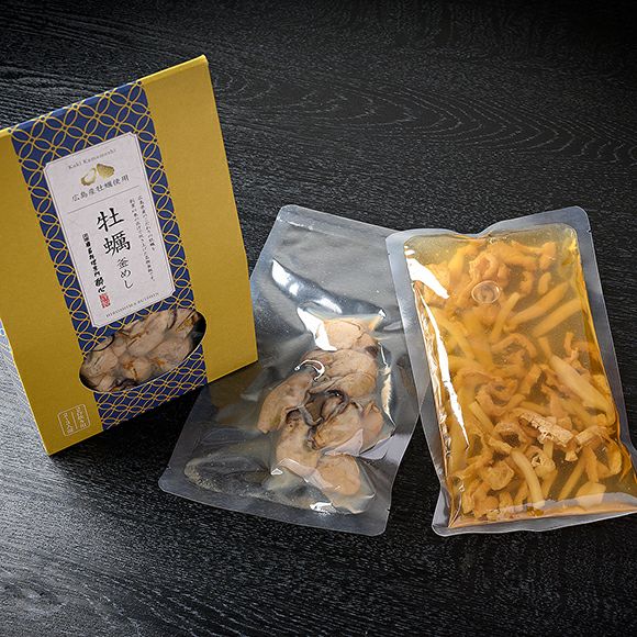 Hiroshima Cuisine Specialty Restaurant Suishin 酔心 - Kamameshi no Moto Gift Set of 2 (Sea Bream & Oyster)